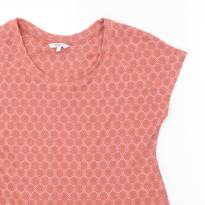Womens UK Size 8 NEXT Pink Basic T-Shirt