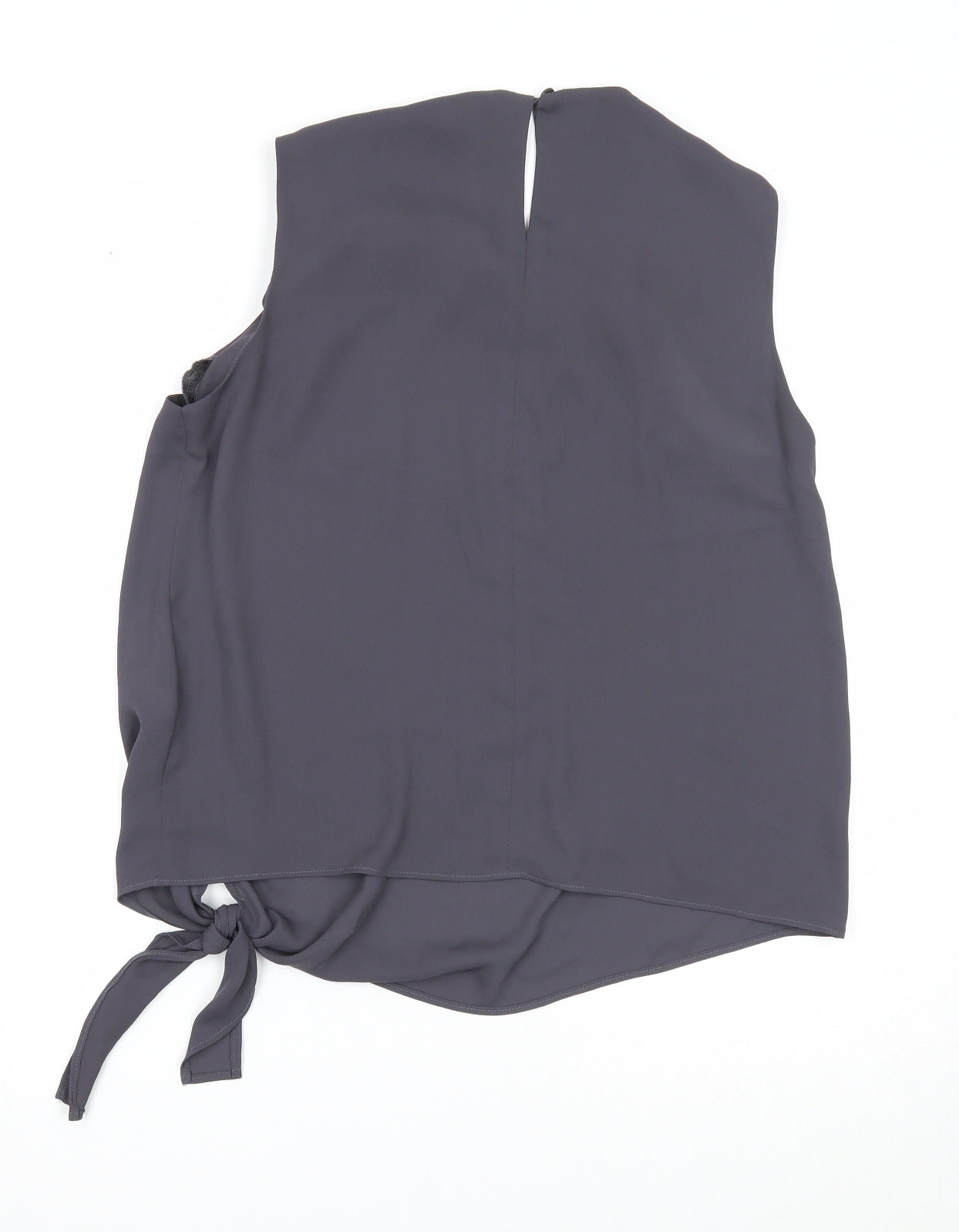 Womens UK Size 14 New Look Grey Basic Tank