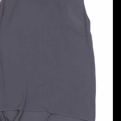 Womens UK Size 14 New Look Grey Basic Tank