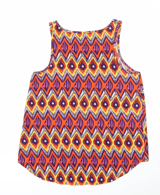 Womens UK Size 10 Atmosphere Multicoloured Basic Tank