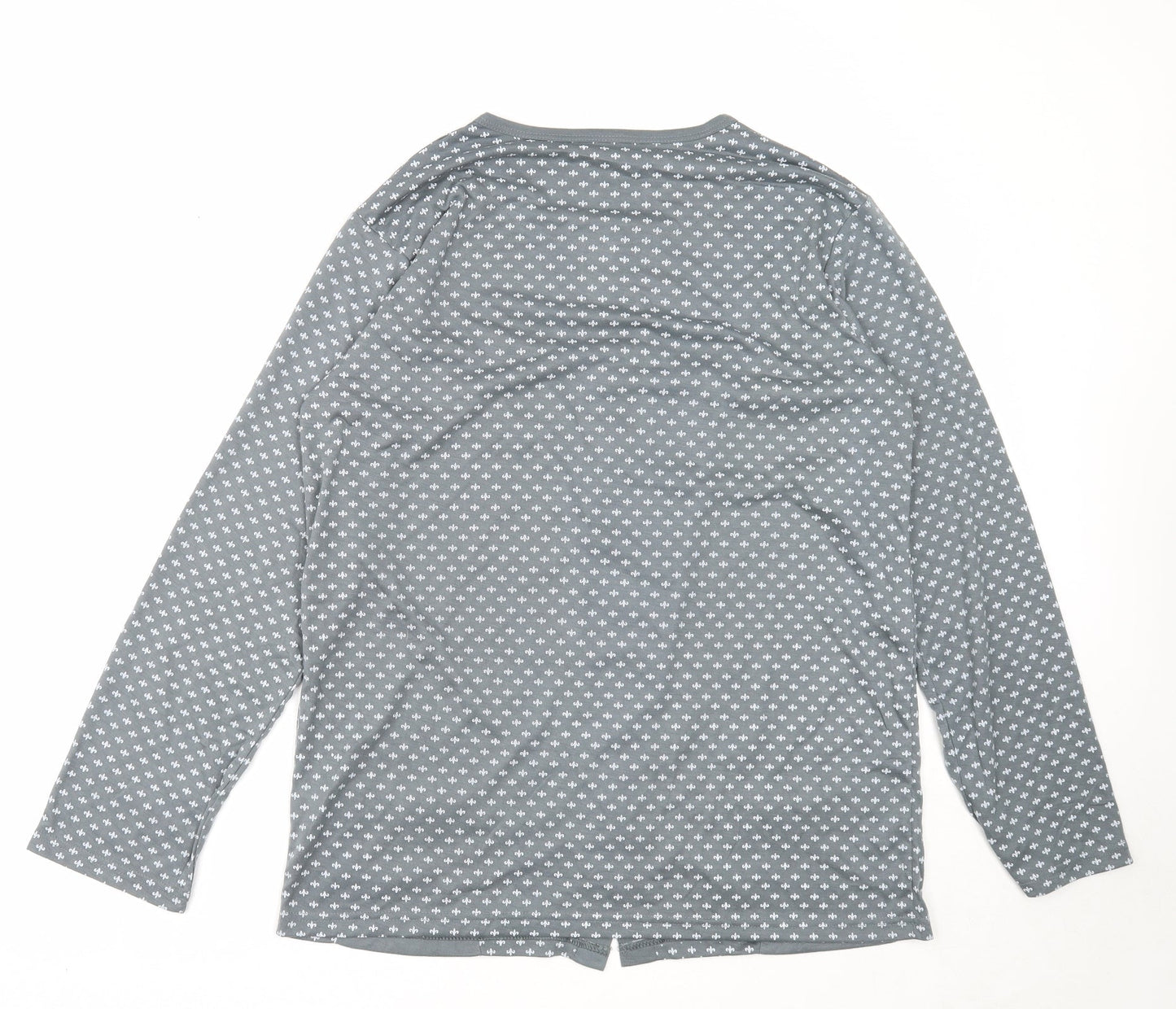 Womens UK Size L Preworn Grey Basic Blouse