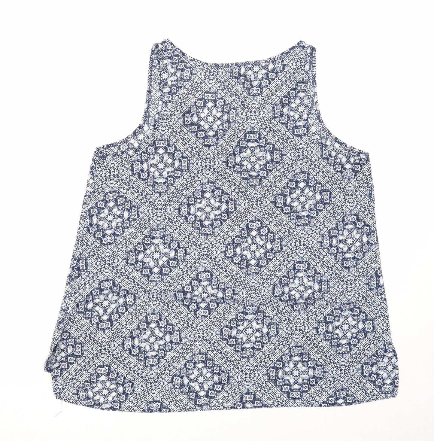 Womens UK Size 12 Atmosphere Blue Basic Tank