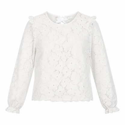 Womens UK Size 6 Divided White Basic Blouse