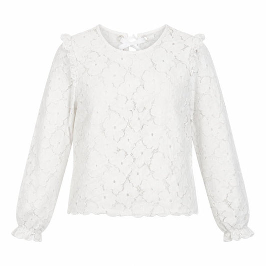 Womens UK Size 6 Divided White Basic Blouse