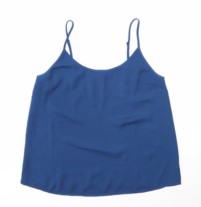 Womens UK Size 8 NEXT Blue Basic Tank