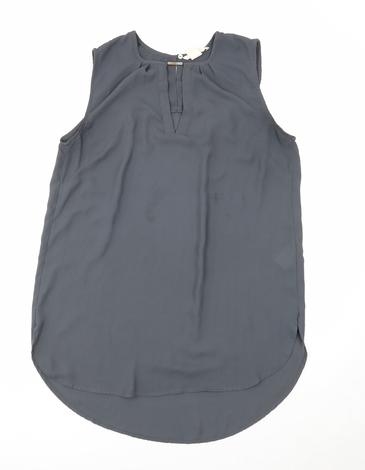 Womens UK Size 8 H&M Grey Basic Blouse