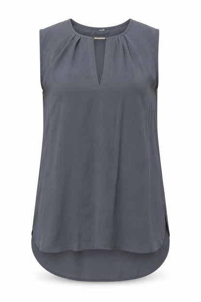 Womens UK Size 8 H&M Grey Basic Blouse