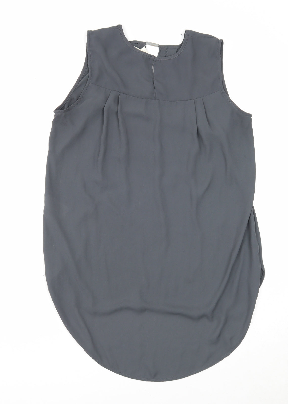 Womens UK Size 8 H&M Grey Basic Blouse