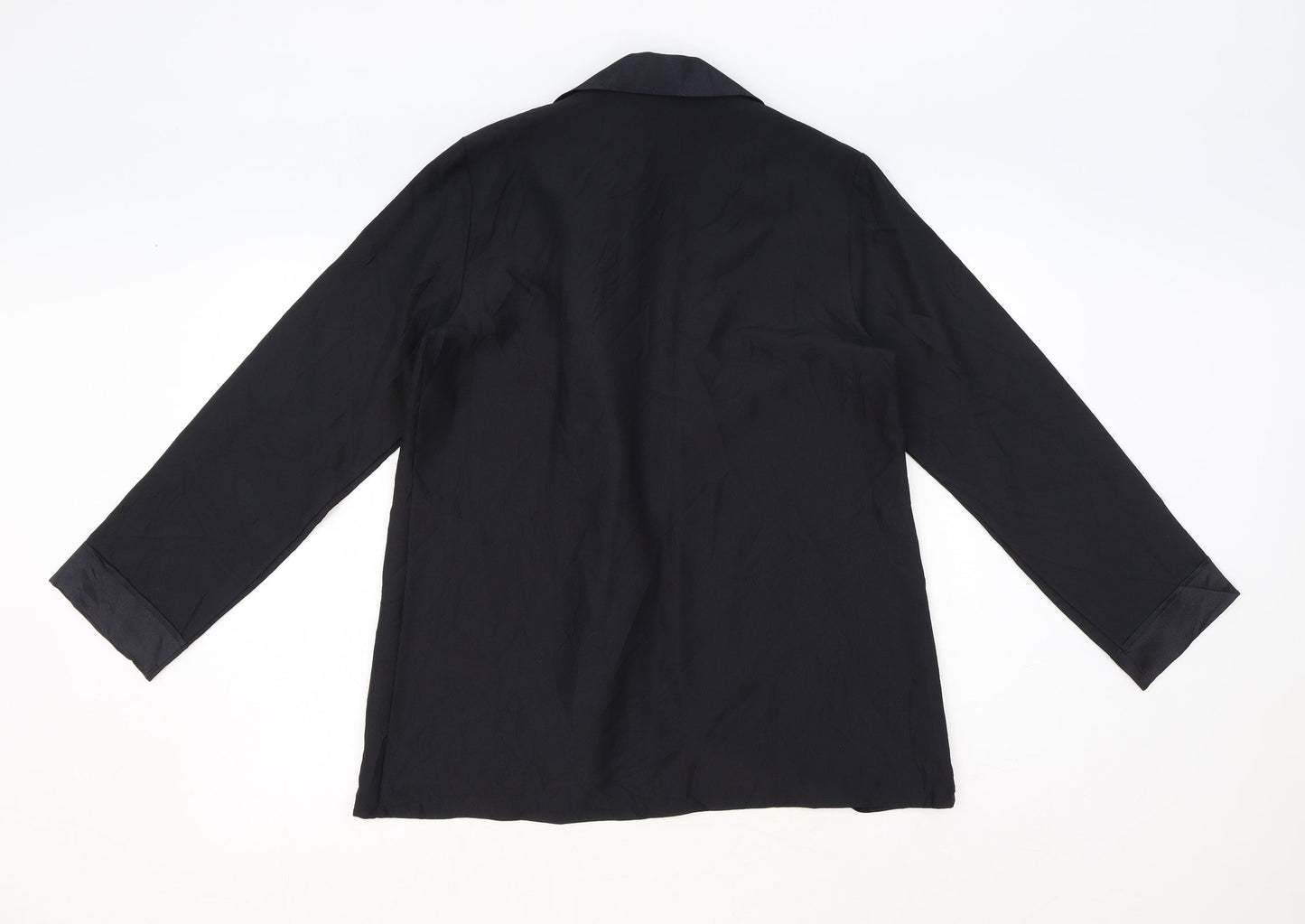 Womens UK Size 12 St Michael Black Basic Blouse