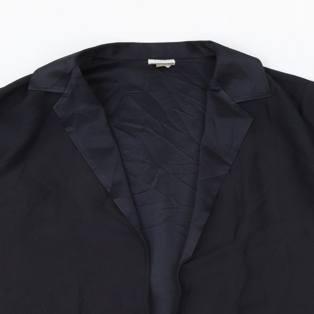 Womens UK Size 12 St Michael Black Basic Blouse