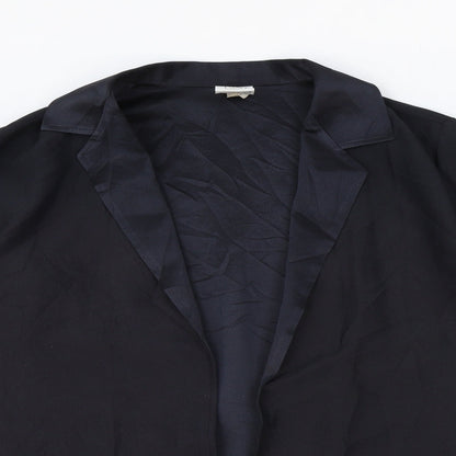 Womens UK Size 12 St Michael Black Basic Blouse
