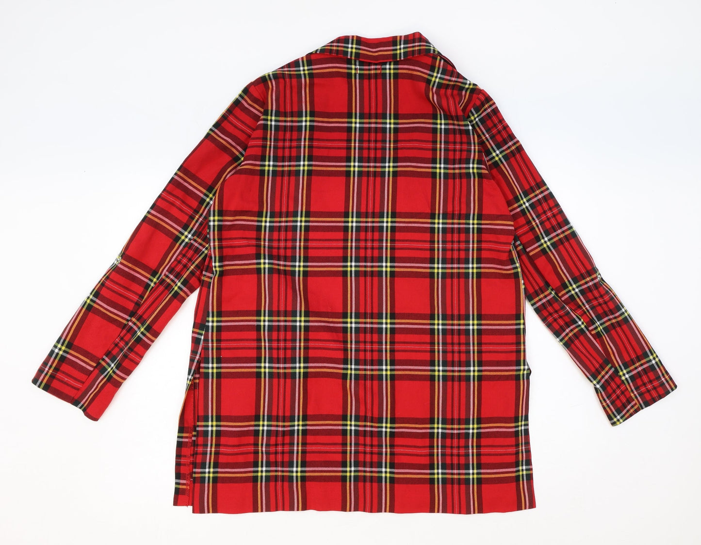 Womens UK Size L Stradivarius Red Basic Blouse