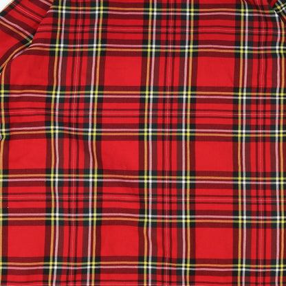 Womens UK Size L Stradivarius Red Basic Blouse