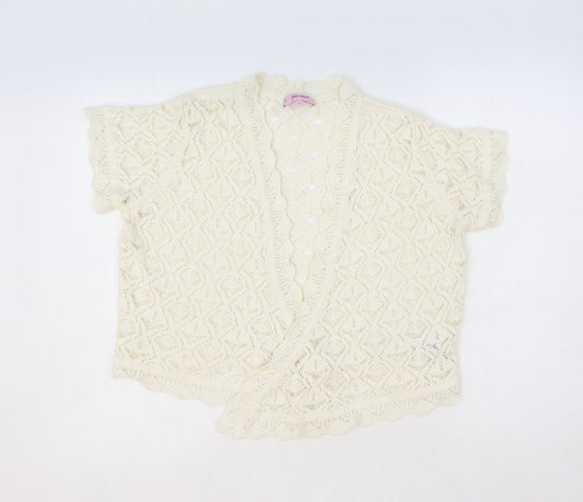 Womens UK Size 16 Marks and Spencer Ivory Cardigan Jumper