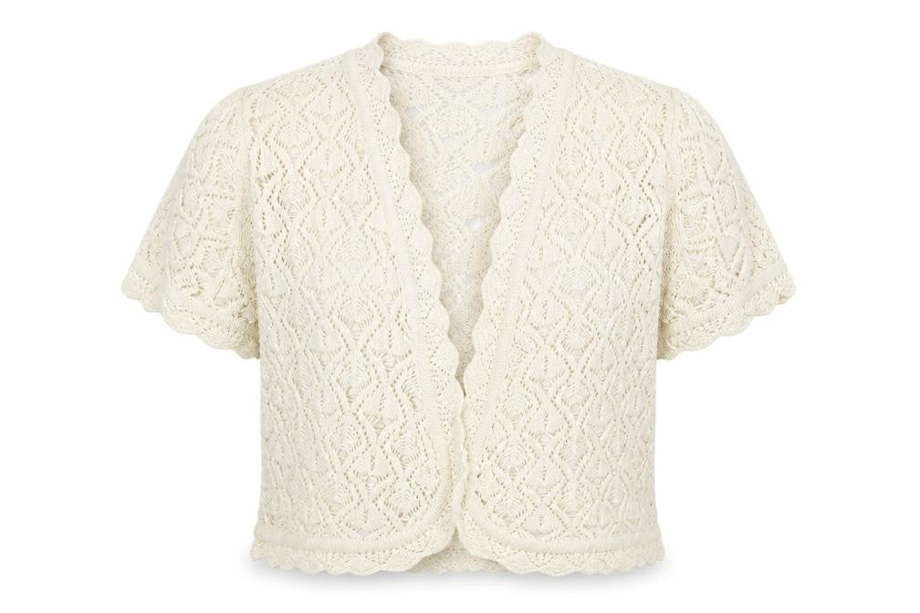 Womens UK Size 16 Marks and Spencer Ivory Cardigan Jumper