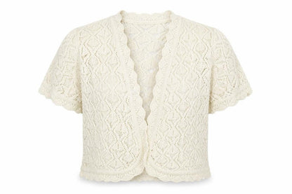 Womens UK Size 16 Marks and Spencer Ivory Cardigan Jumper
