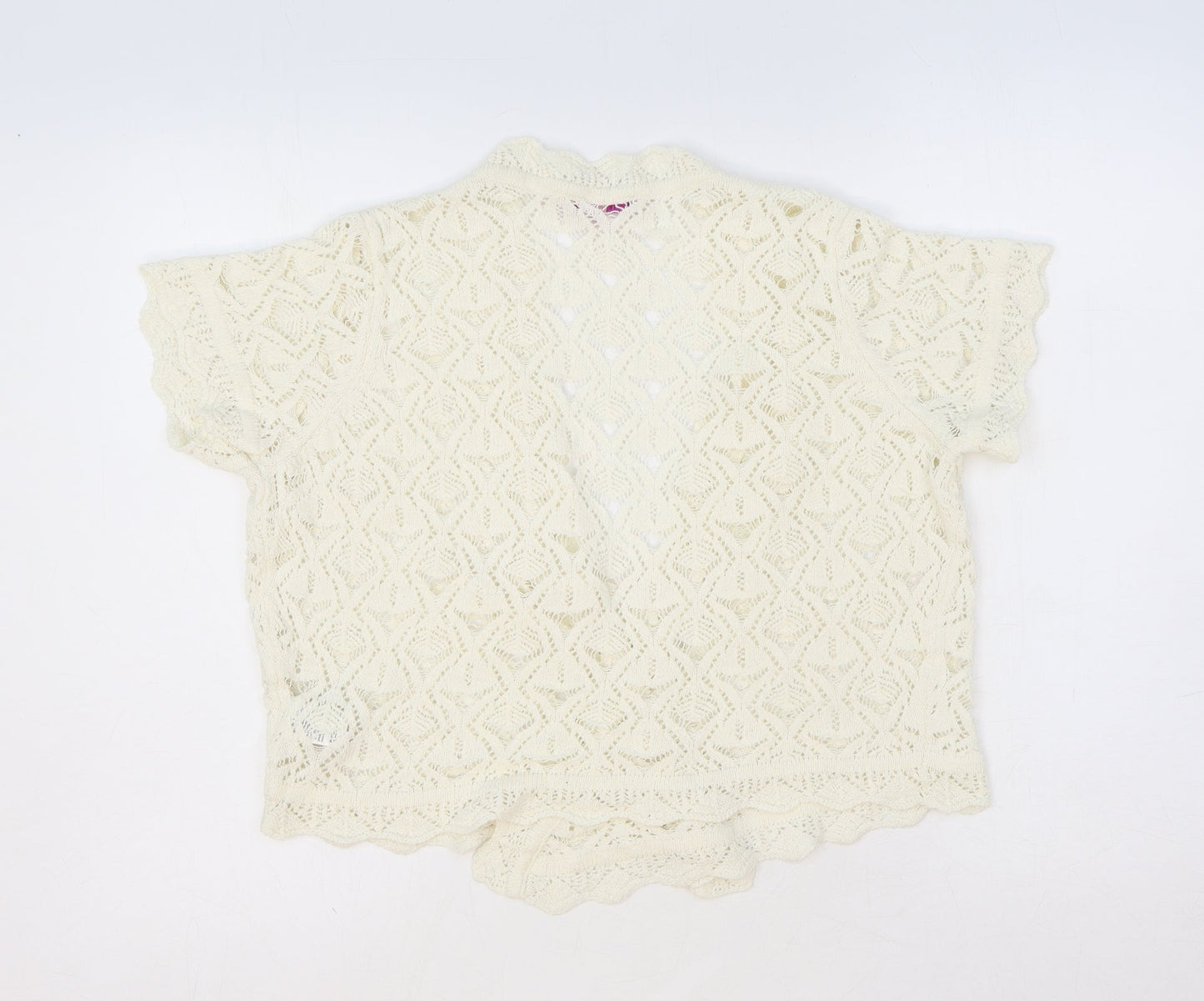 Womens UK Size 16 Marks and Spencer Ivory Cardigan Jumper