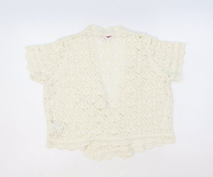 Womens UK Size 16 Marks and Spencer Ivory Cardigan Jumper