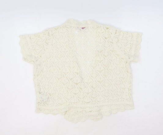 Womens UK Size 16 Marks and Spencer Ivory Cardigan Jumper