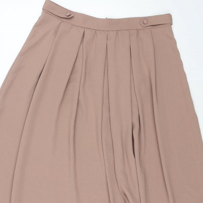 MNG Womens Pink Polyester Tulip Skirt Size 12 Zip