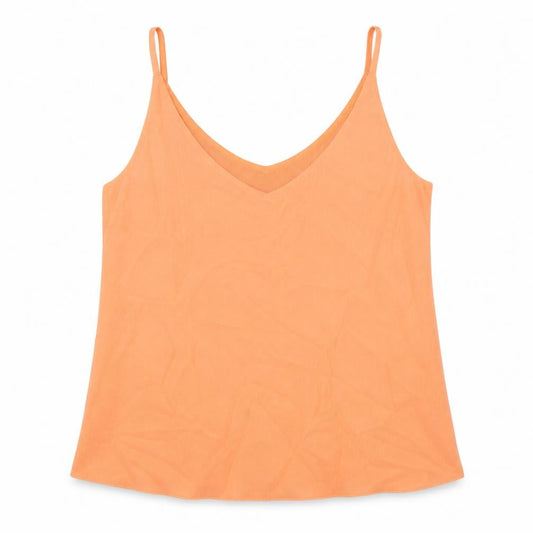 Womens UK Size 14 F&F Orange Camisole Tank