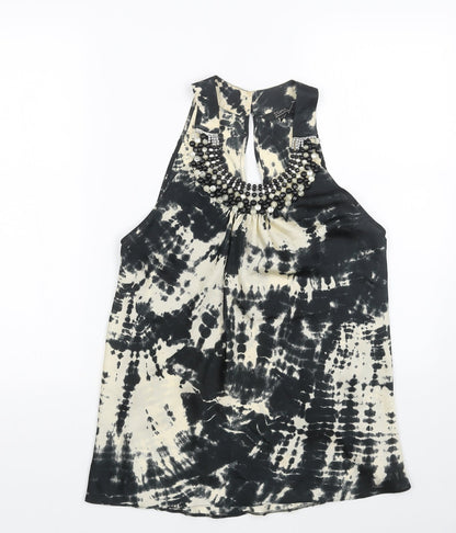Womens UK Size 12 Julien Macdonald Black Basic Tank