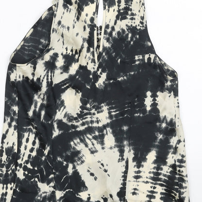 Womens UK Size 12 Julien Macdonald Black Basic Tank