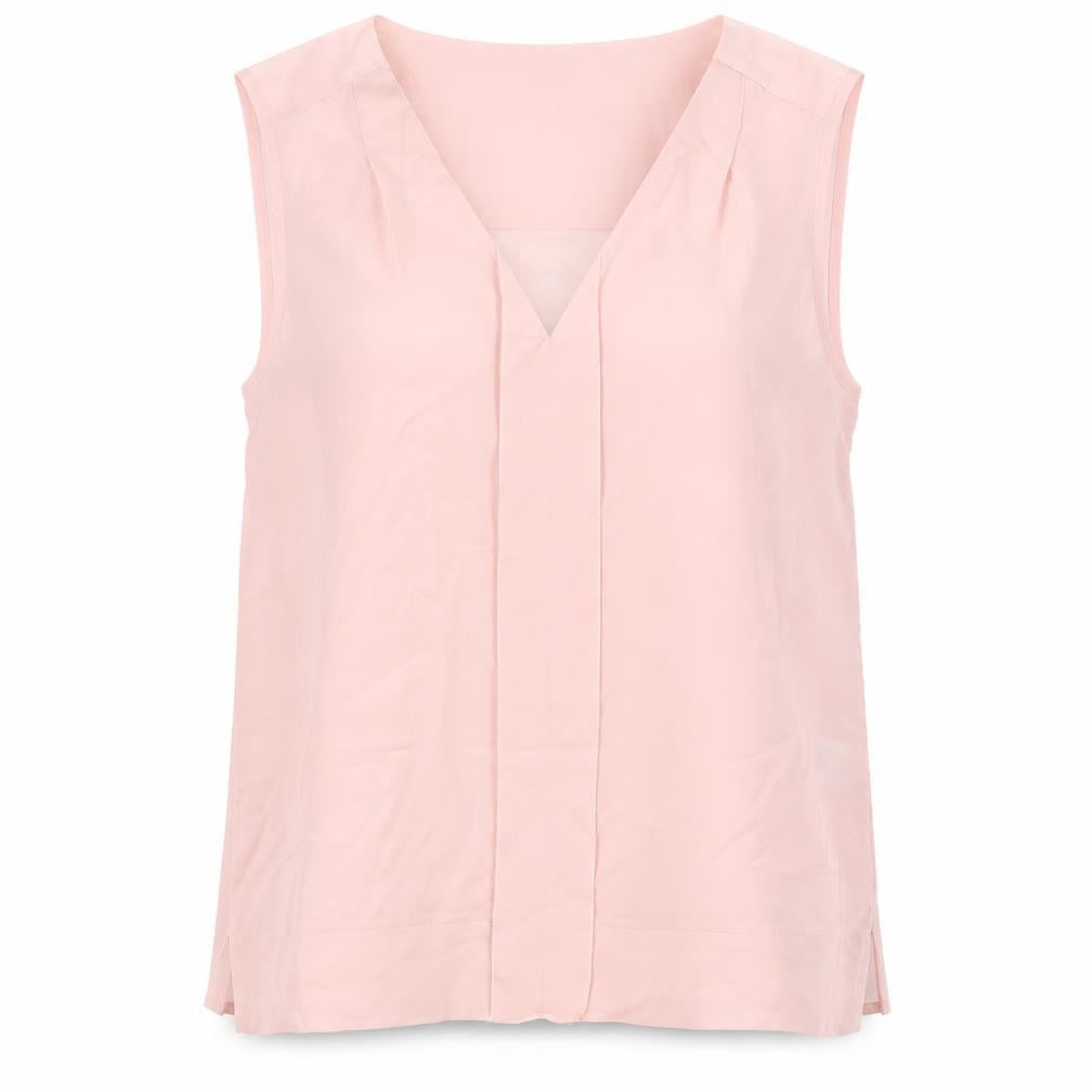 Womens UK Size S French Connection Pink Basic Tank