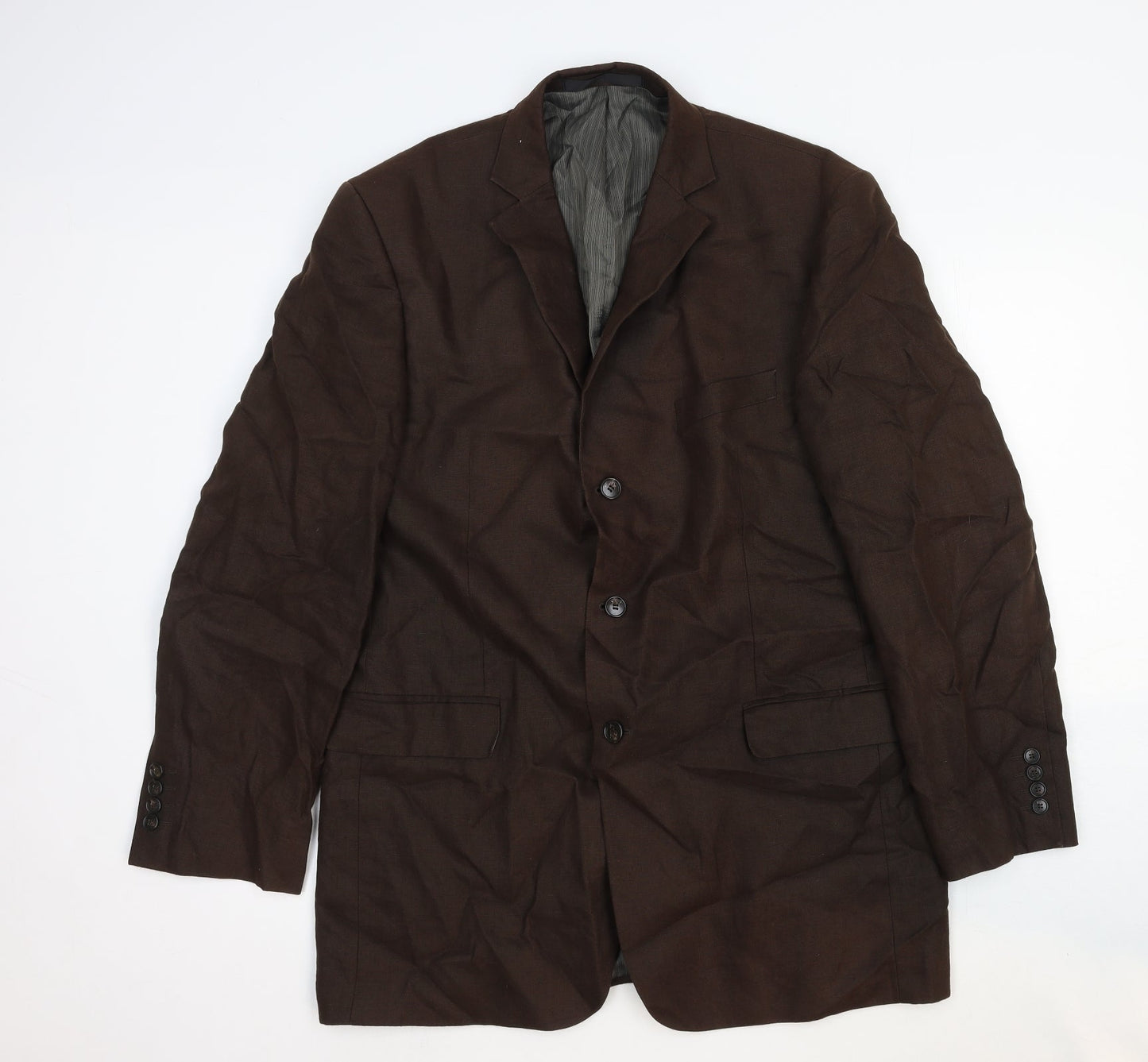 Mens UK Size 42 Marks and Spencer Regular Brown Suit Jacket