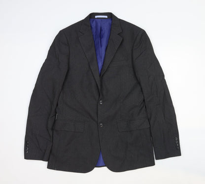 Mens UK Size 38 Marks and Spencer Regular Grey Suit Jacket