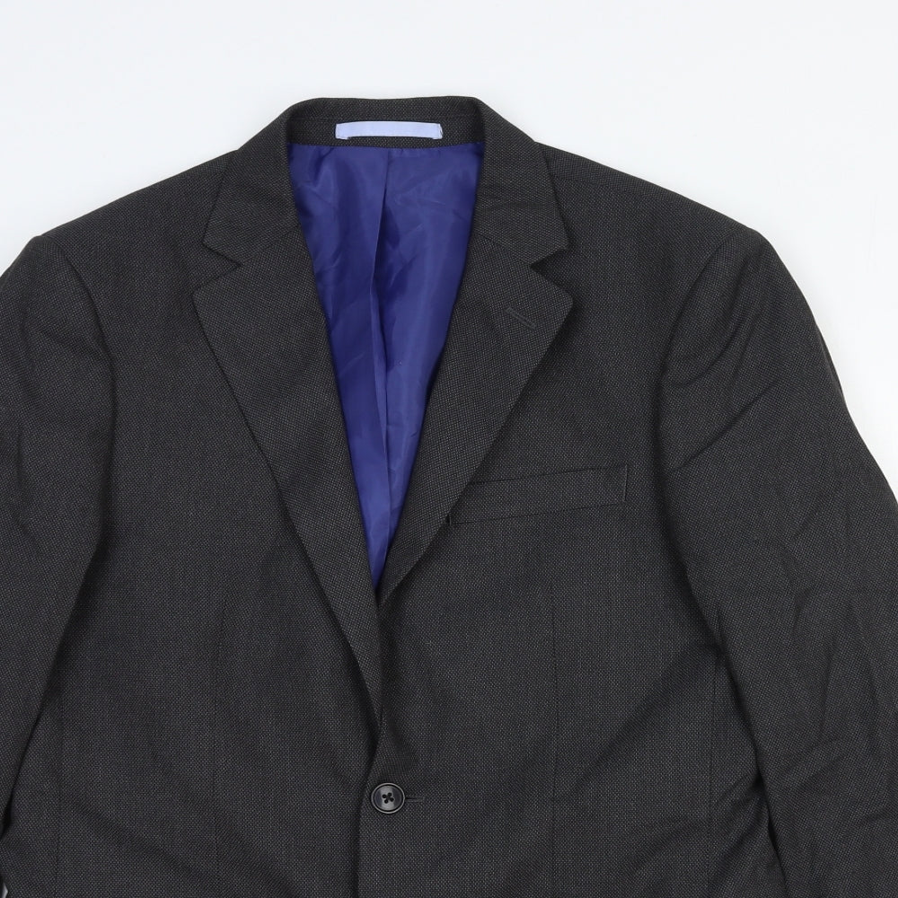 Mens UK Size 38 Marks and Spencer Regular Grey Suit Jacket