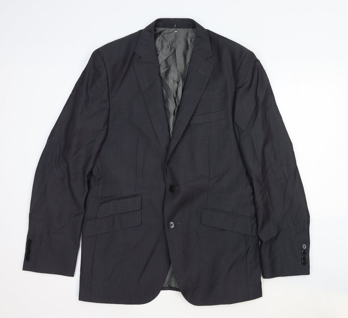 Mens UK Size 40 Marks and Spencer Regular Grey Suit Jacket