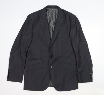Mens UK Size 40 Marks and Spencer Regular Grey Suit Jacket