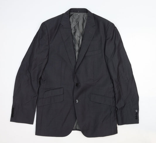 Mens UK Size 40 Marks and Spencer Regular Grey Suit Jacket