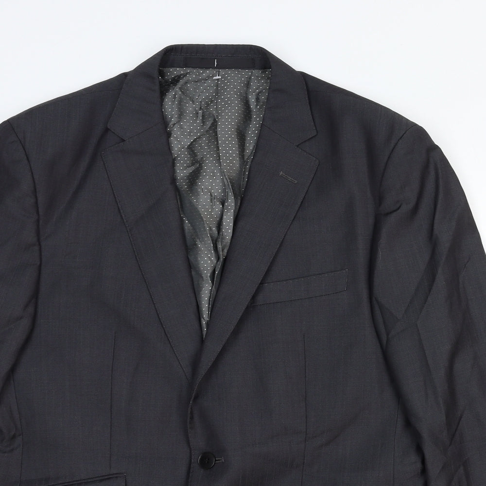 Mens UK Size 40 Marks and Spencer Regular Grey Suit Jacket