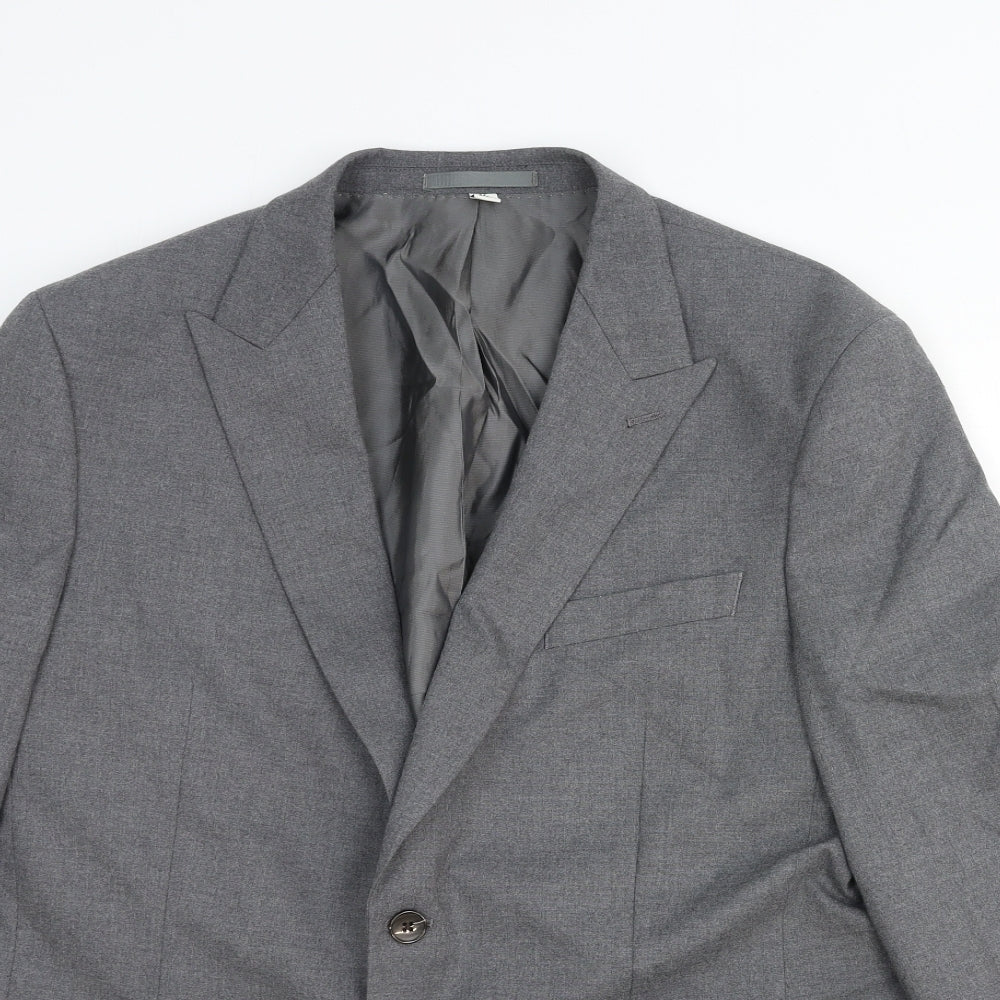Mens UK Size 42 Marks and Spencer Regular Grey Suit Jacket