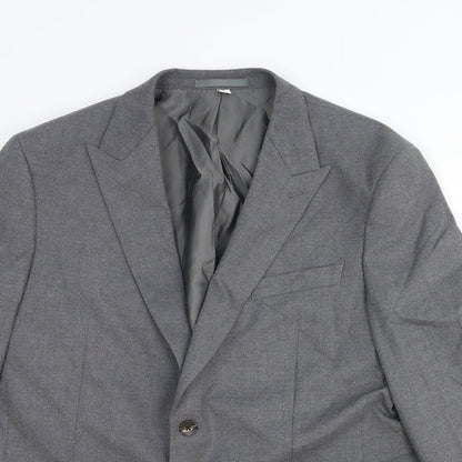 Mens UK Size 42 Marks and Spencer Regular Grey Suit Jacket