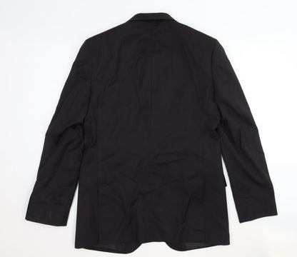 Mens UK Size 40 Marks and Spencer Regular Black Suit Jacket