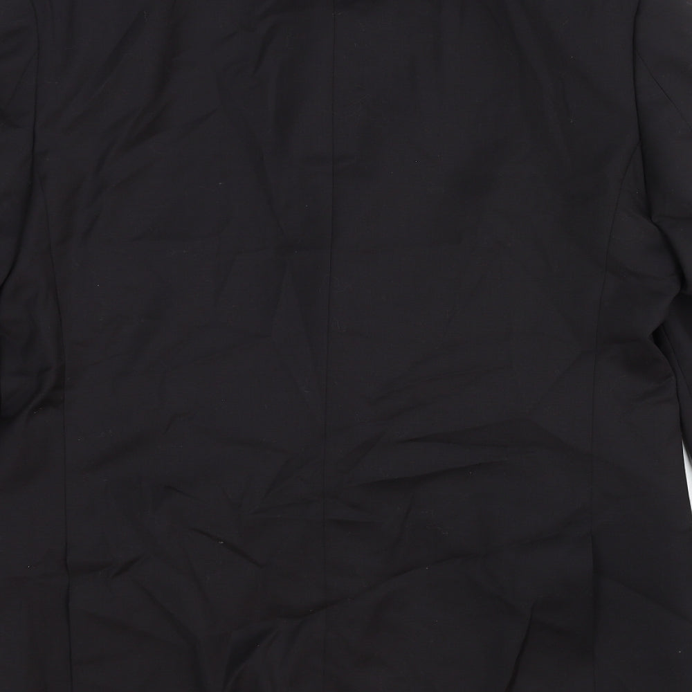 Mens UK Size 40 Marks and Spencer Regular Black Suit Jacket