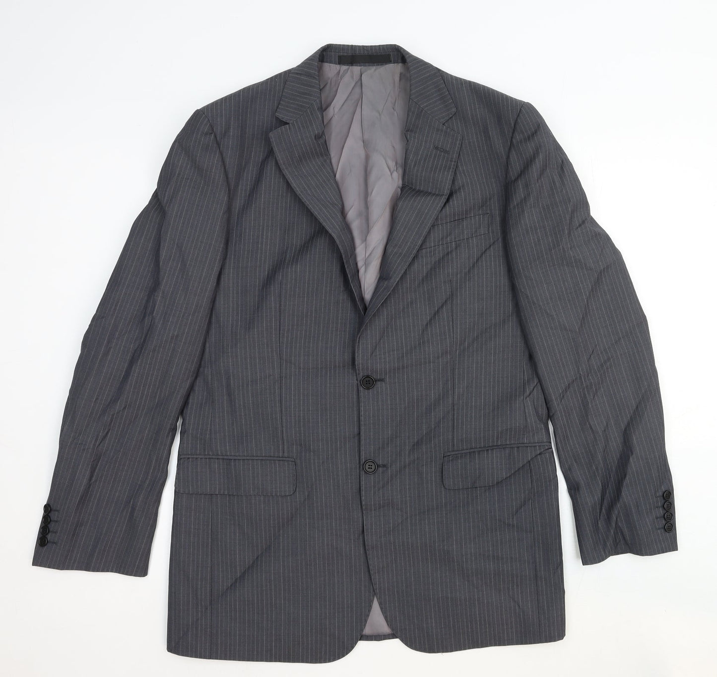 Mens UK Size 40 Marks and Spencer Regular Grey Suit Jacket