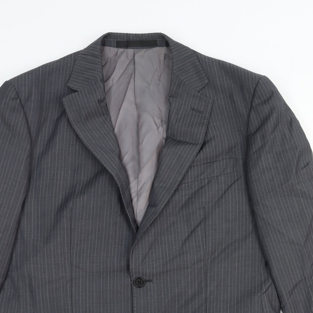 Mens UK Size 40 Marks and Spencer Regular Grey Suit Jacket