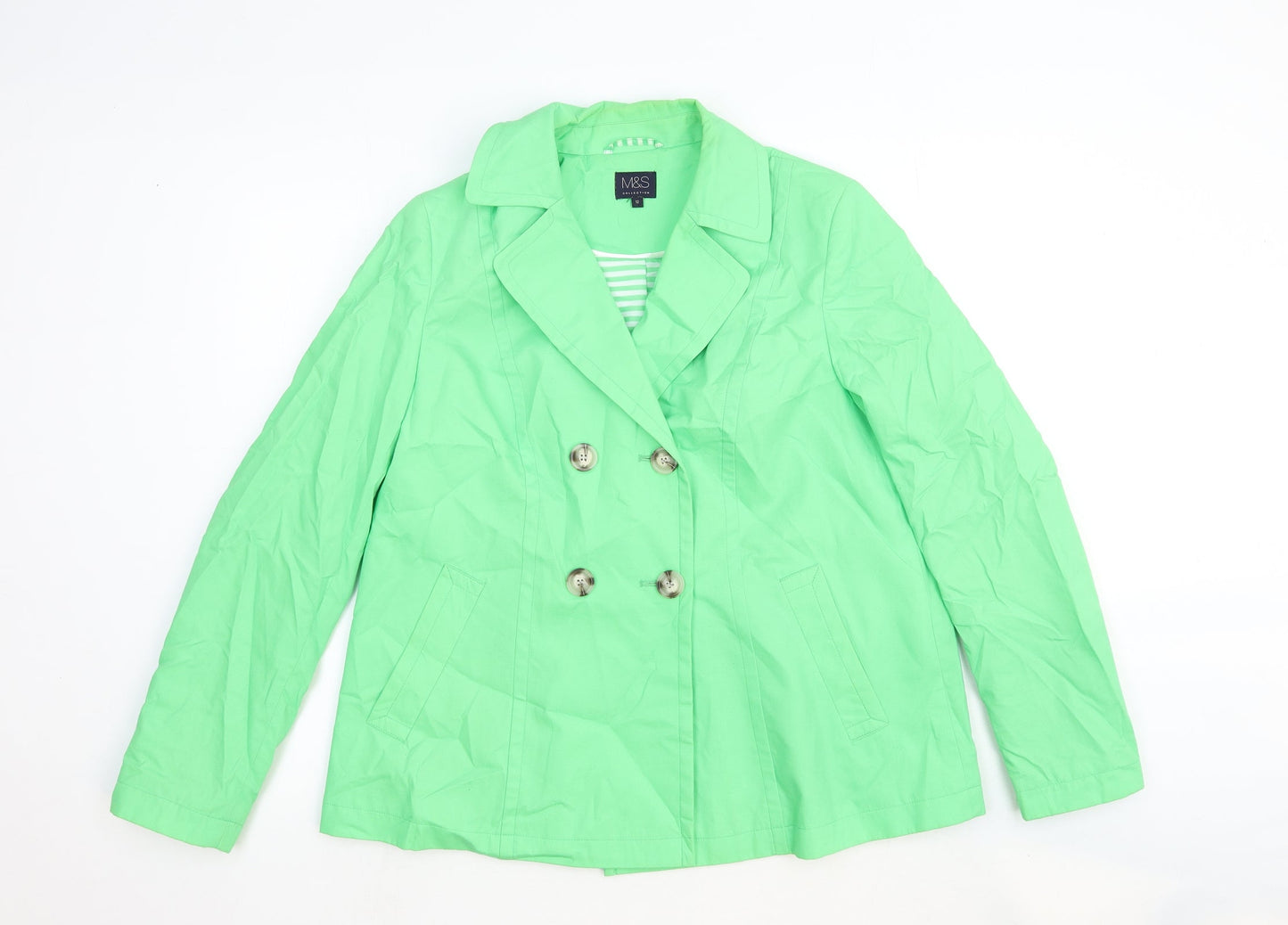 Womens UK Size 12 Marks and Spencer Green Jacket