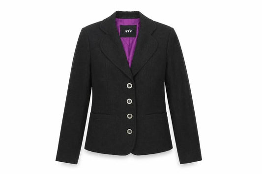 Womens UK Size 10 Per Una Regular Grey Suit Jacket