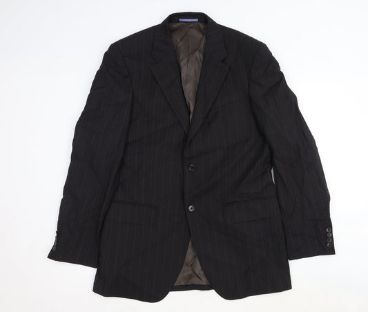 Mens UK Size 40 NEXT Regular Black Suit Jacket