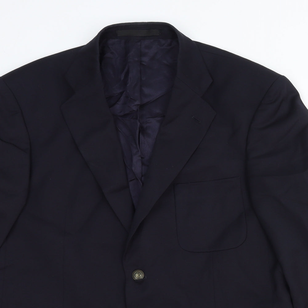 Mens UK Size 40 Marks and Spencer Regular Blue Suit Jacket