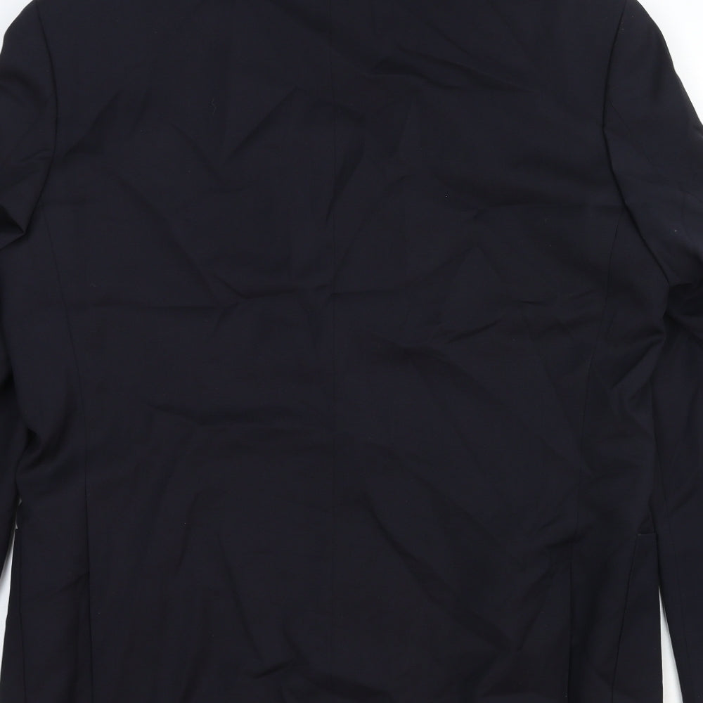 Mens UK Size 40 Marks and Spencer Regular Blue Suit Jacket