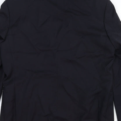 Mens UK Size 40 Marks and Spencer Regular Blue Suit Jacket