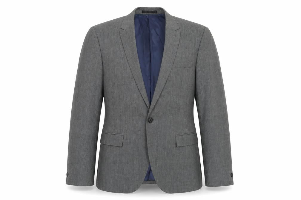 Mens UK Size 38 Debenhams Regular Grey Suit Jacket