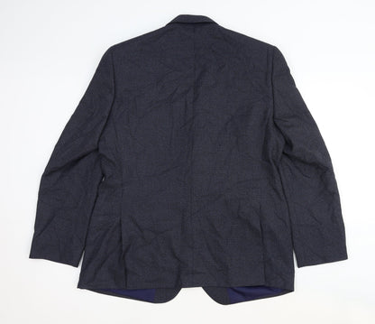 Mens UK Size 42 Marks and Spencer Regular Blue Suit Jacket