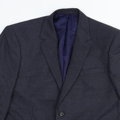 Mens UK Size 42 Marks and Spencer Regular Blue Suit Jacket